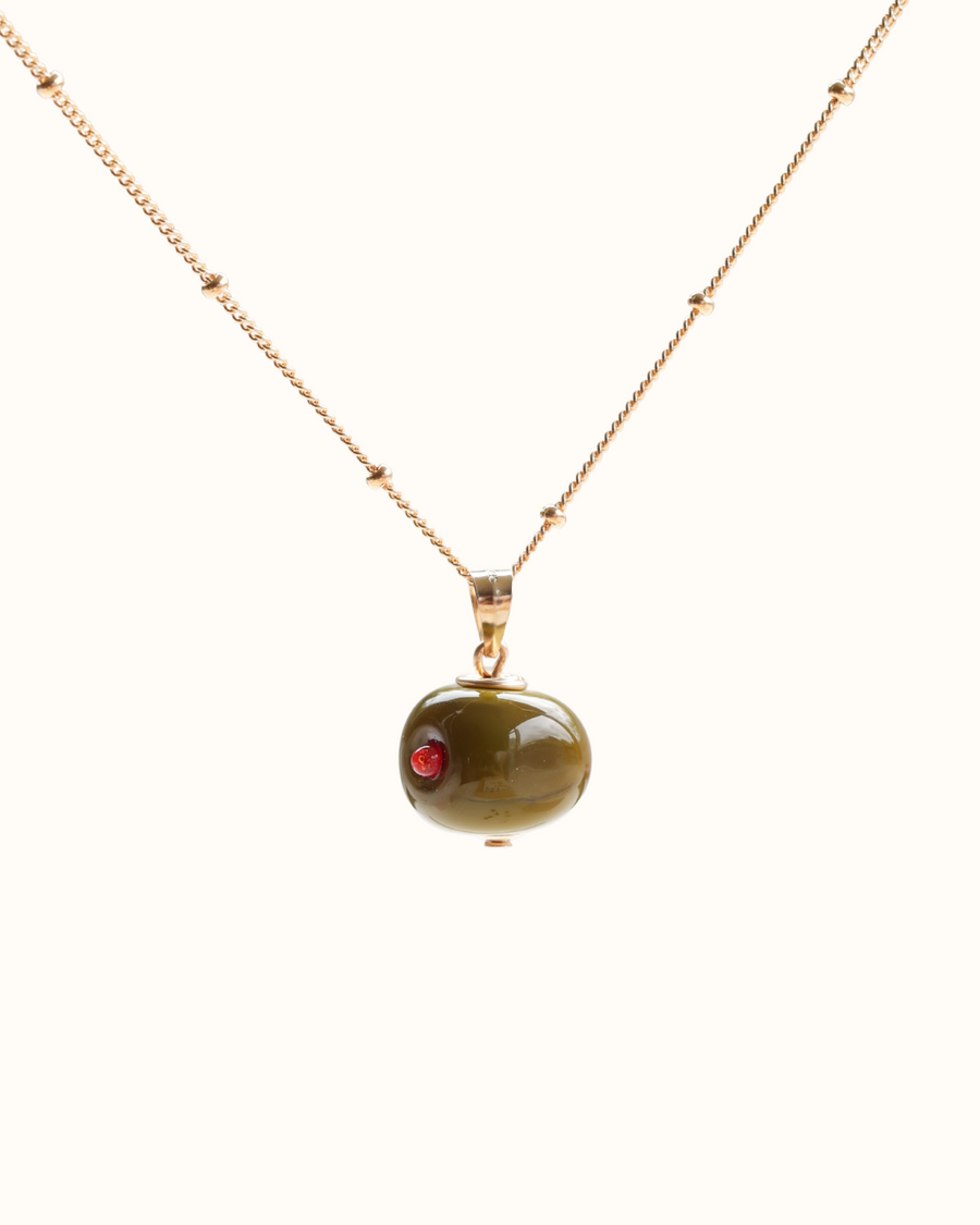 Olive Charm Necklace