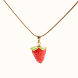 Strawberry Charm Necklace