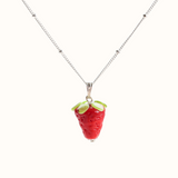 Strawberry Charm Necklace