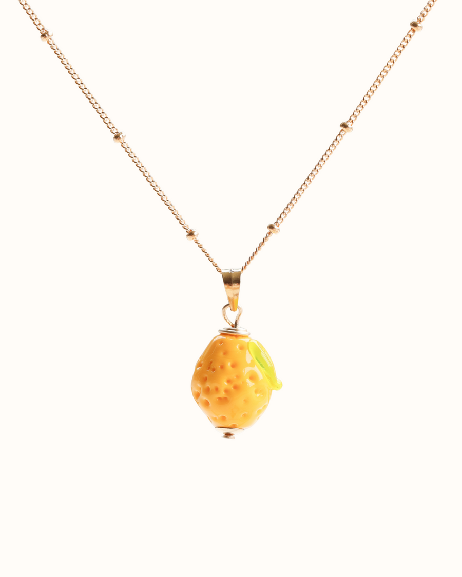 Lemon Charm Necklace
