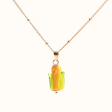 Corn Cob Charm Necklace