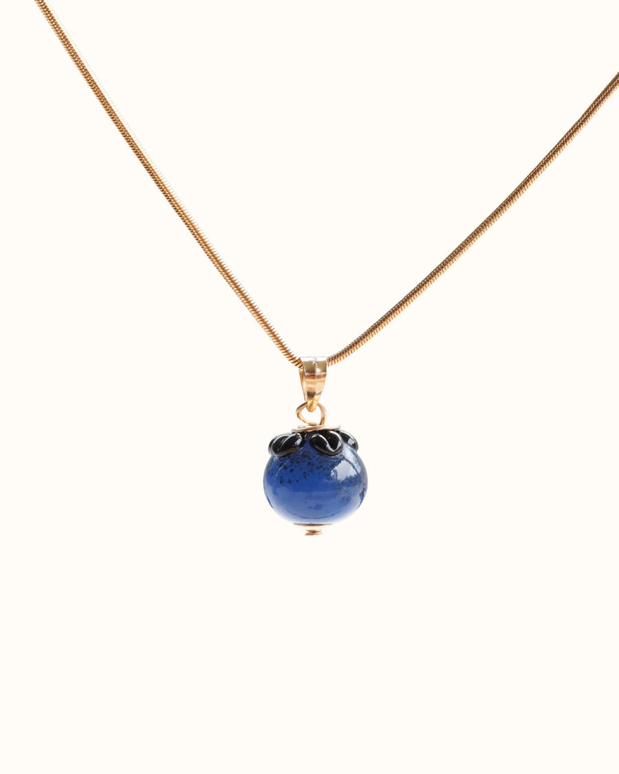 Blueberry Charm Necklace