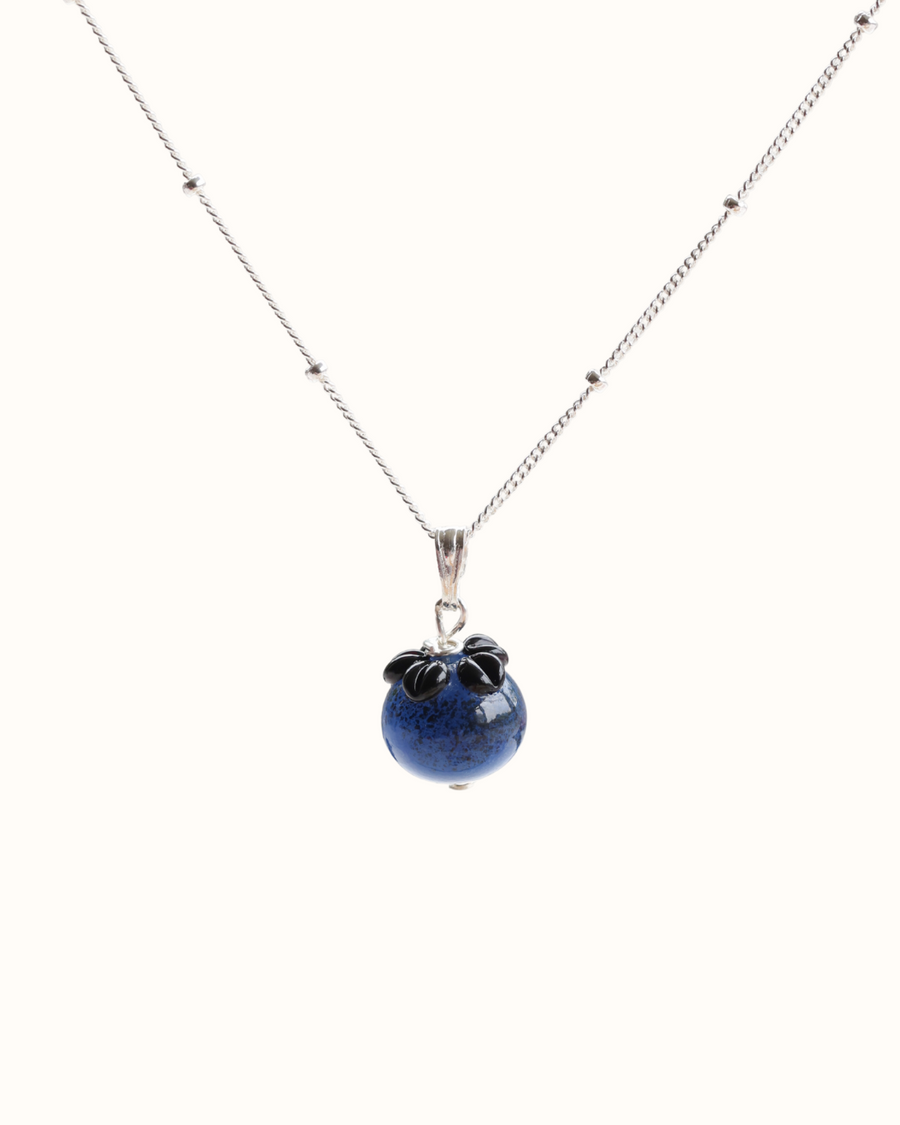 Blueberry Charm Necklace