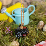 Spring Chicken Charm Necklace