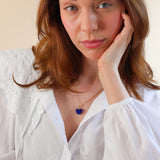 Spring Heart Charm Necklace