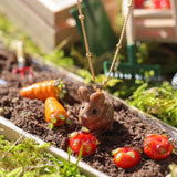 Garden Bunny Charm Necklace