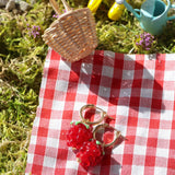 Red Raspberry Earrings