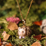 Hedgehog Charm Necklace