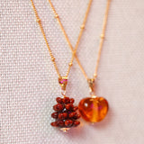 Pinecone Charm Necklace