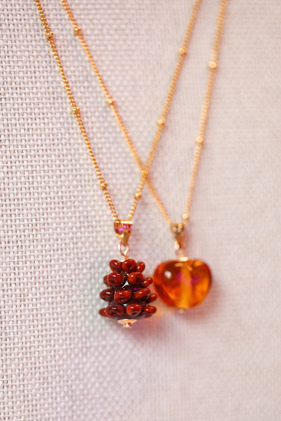 Pinecone Charm Necklace