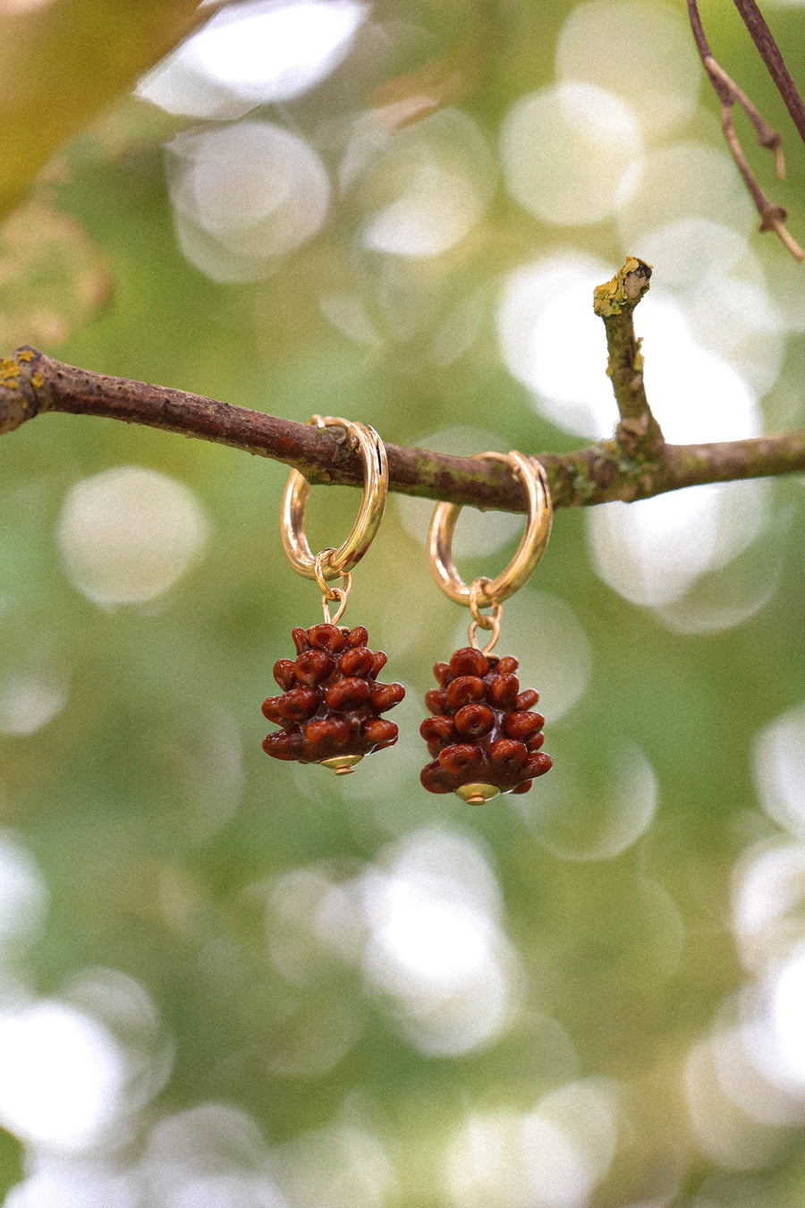 Pinecone Earrings