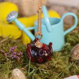 Spring Chicken Charm Necklace