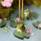 Frog Charm Necklace