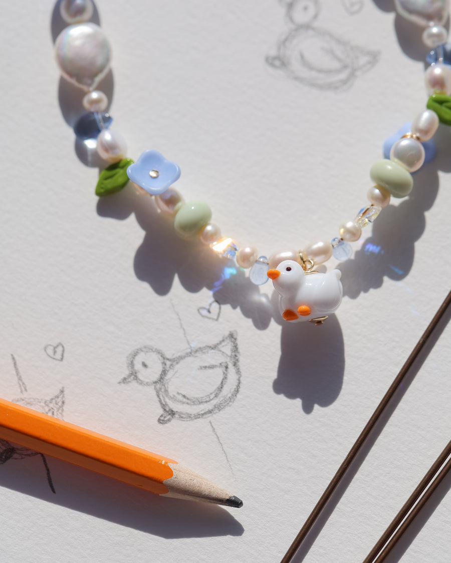 Puddle-Duck Necklace