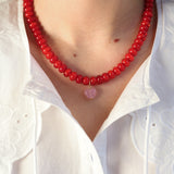 Forever & Always Necklace- Red