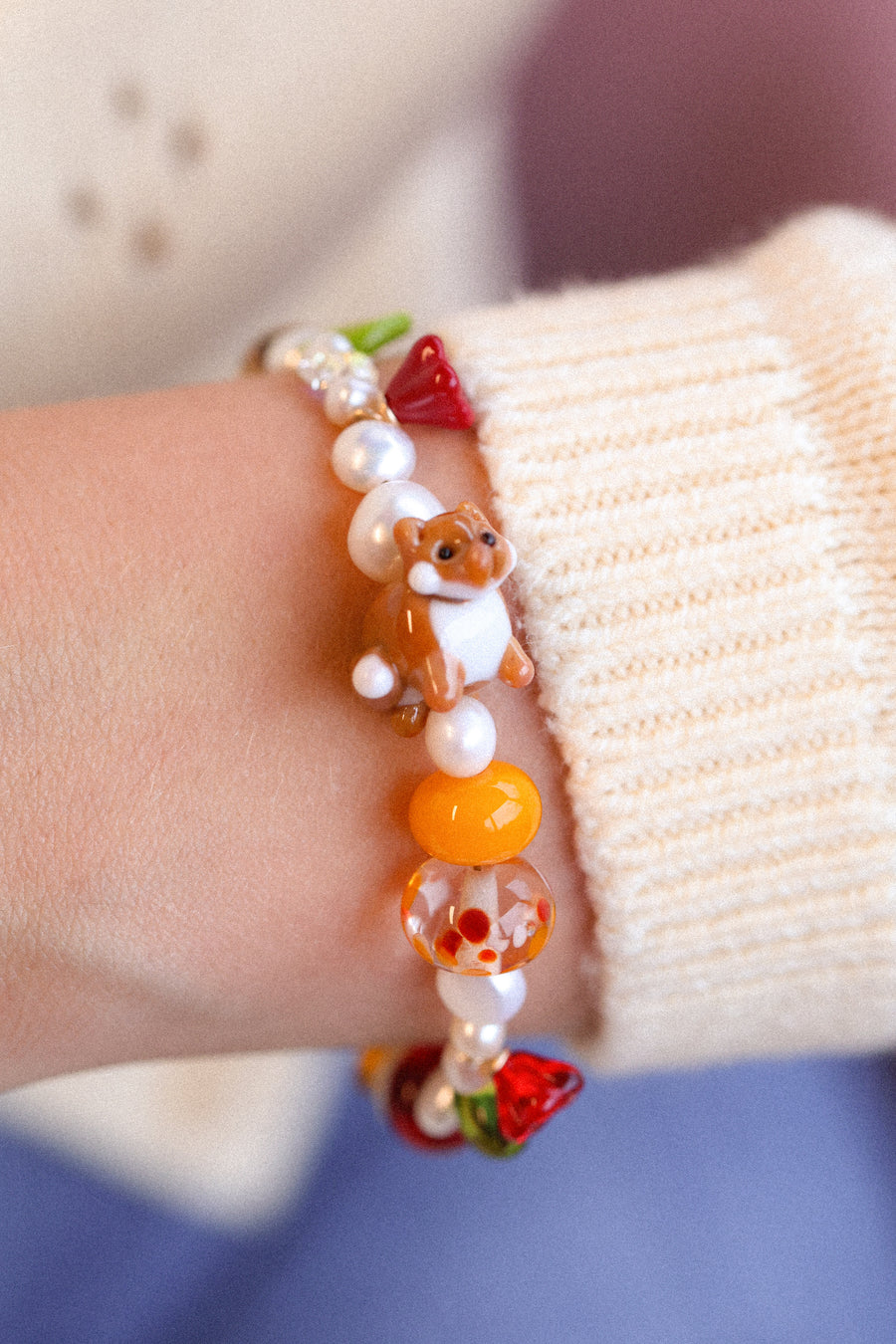 Fox in the Fallen Leaves Bracelet