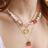 Spring Berry Charm Necklace