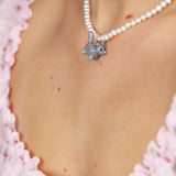 Pearly Kitty Necklace