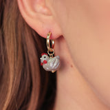 Spring Chicken Earrings