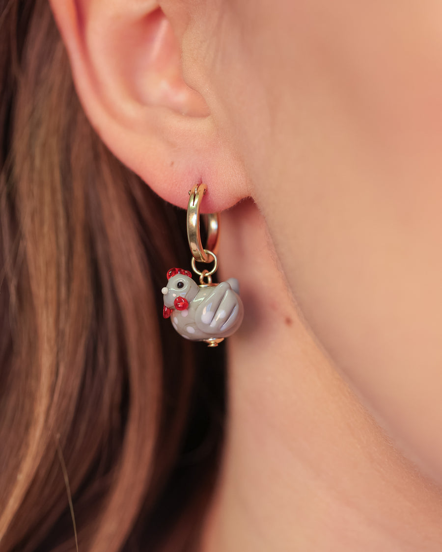 Spring Chicken Earrings