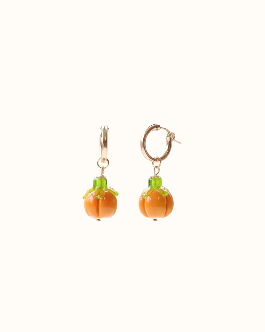 Pumpkin Earrings (Opaque)