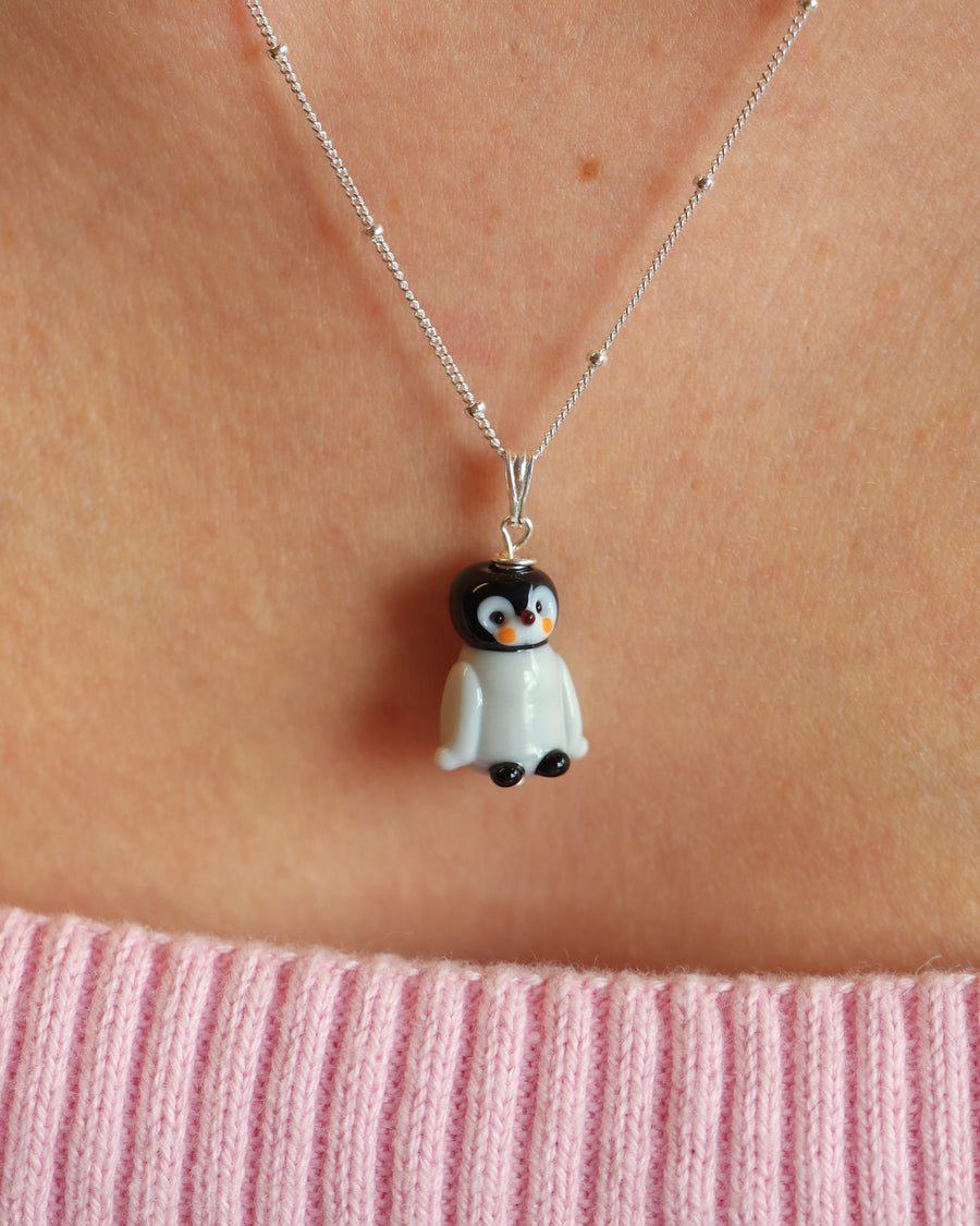 Penguin Charm Necklace