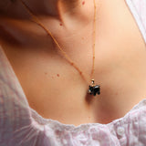 Black Bear Charm Necklace