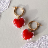 Scarlett Heart Earrings