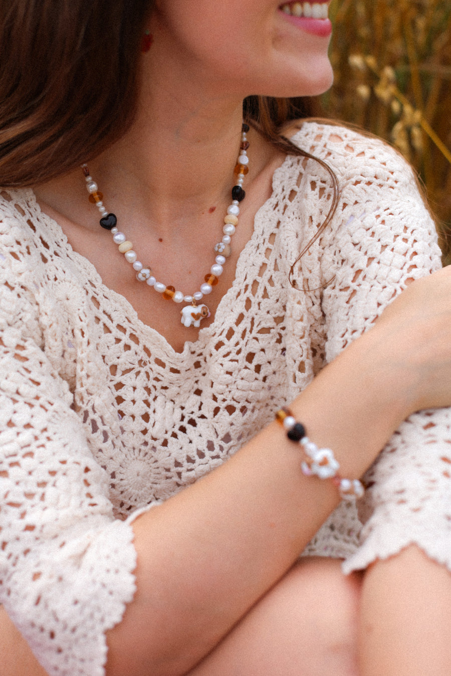 Daisy Cow Bracelet