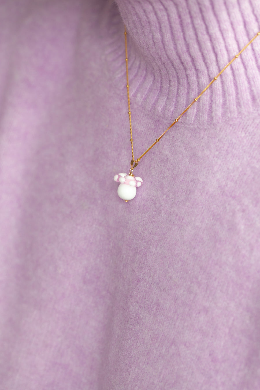 Toadstool Charm Necklace