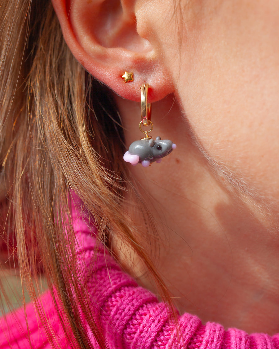 Rat Earrings