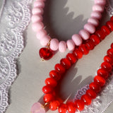 Forever & Always Necklace- Pink