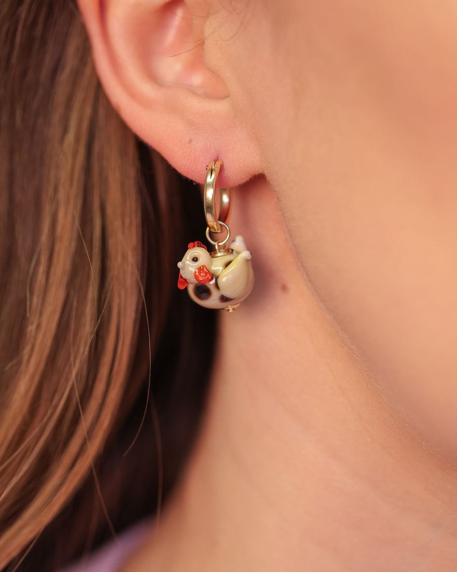 Spring Chicken Earrings
