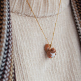 Little Squirrel Charm Necklace
