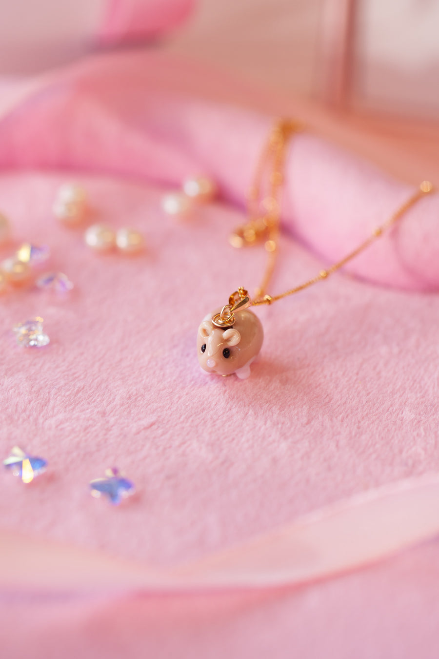 CUSTOM Hamster Charm Necklace *Extended Pre Order 22-26 weeks - Limited Slots Available*
