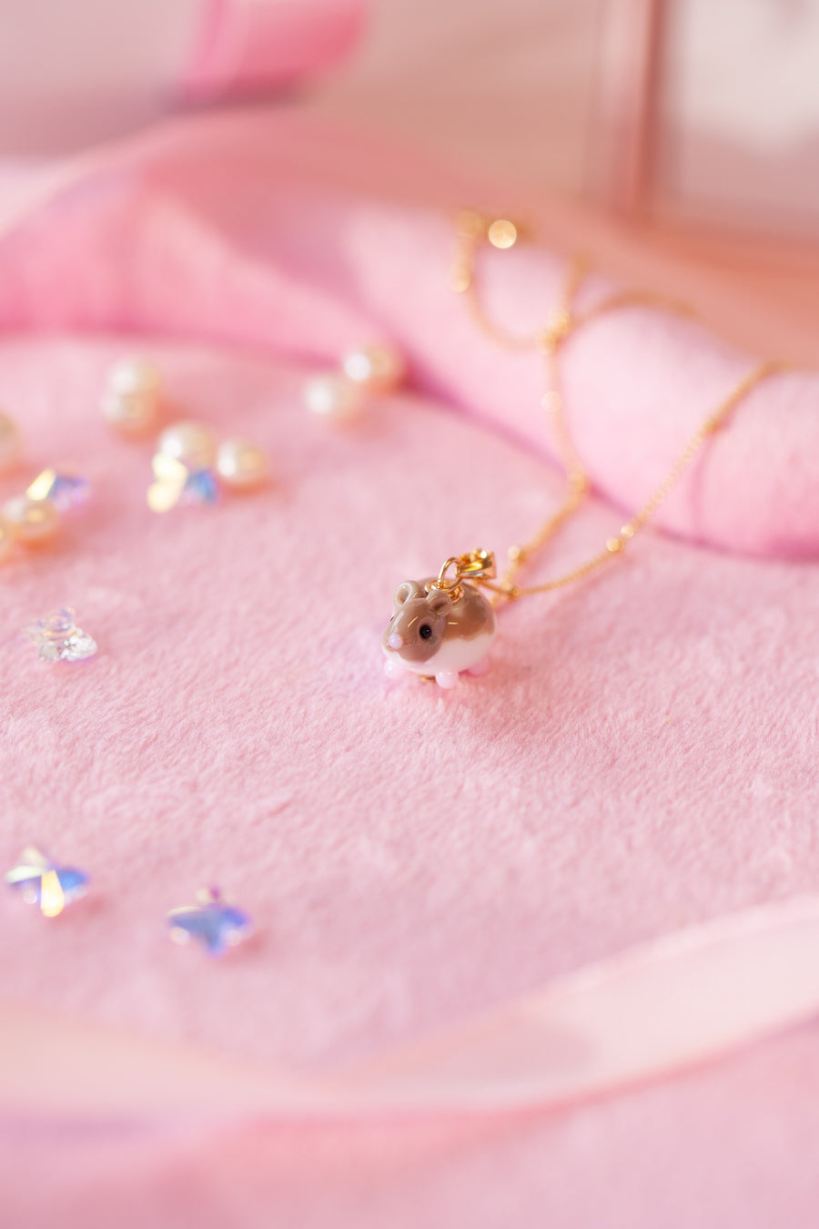 CUSTOM Hamster Charm Necklace *Extended Pre Order 22-26 weeks - Limited Slots Available*