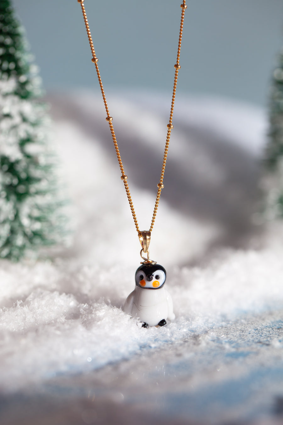 Penguin Charm Necklace