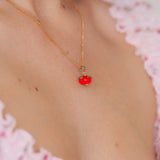 Tomato Charm Necklace