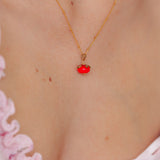Tomato Charm Necklace