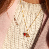 Robin Charm Necklace
