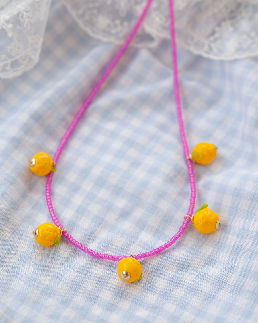 Pink Lemonade Necklace