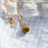 Olive Charm Necklace