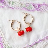 Tomato Earrings
