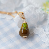 Pear Charm Necklace