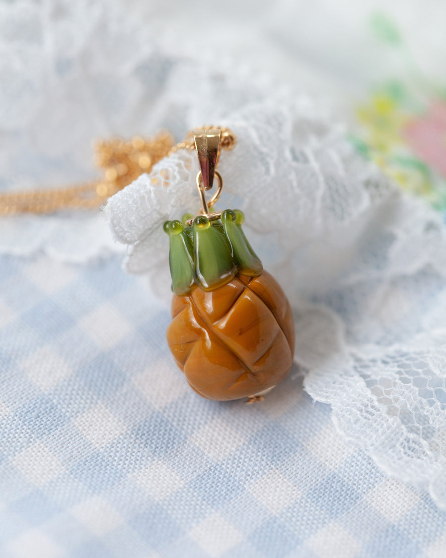 Pineapple Charm Necklace