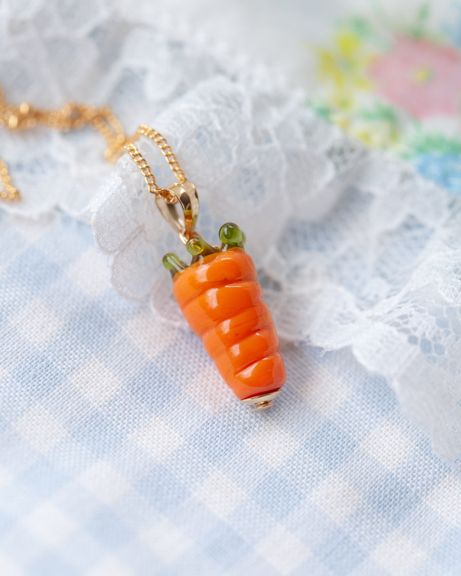 Carrot Charm Necklace