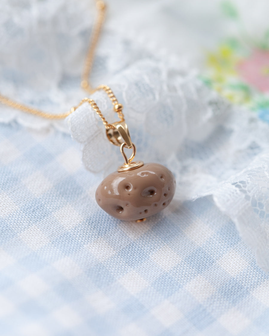 Potato Charm Necklace