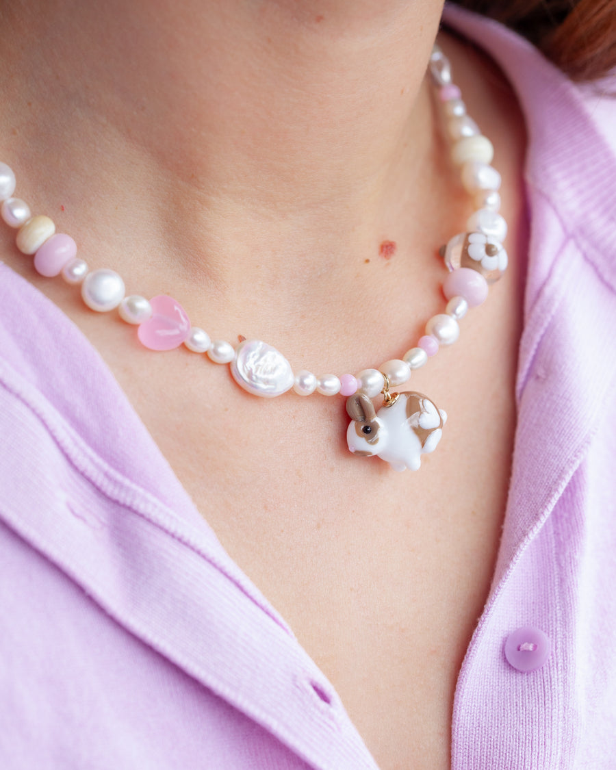 Autumn Bunny Necklace