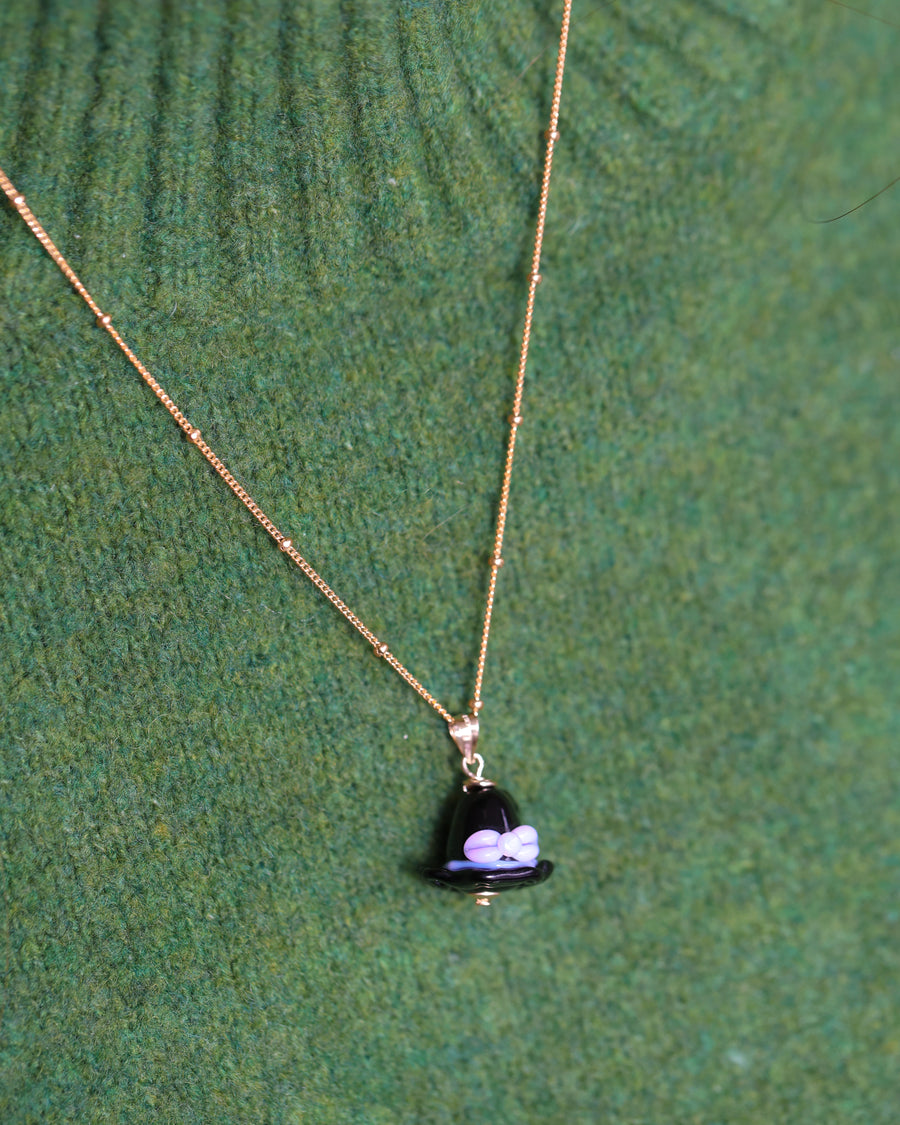 Witches Hat Charm Necklace