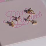 Pastel Flutter Stud Earring